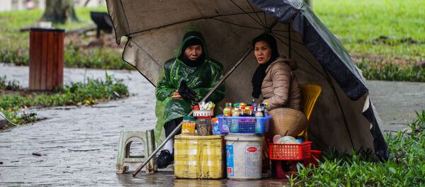 Những người bán hàng rong trong Công viên Lenin ở Hà Nội - Sputnik Việt Nam