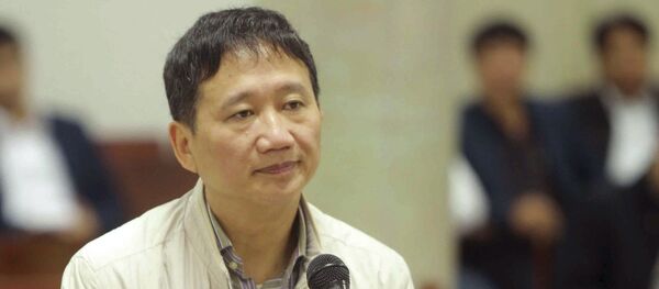 Bị cáo Trịnh Xuân Thanh tại tòa - Sputnik Việt Nam