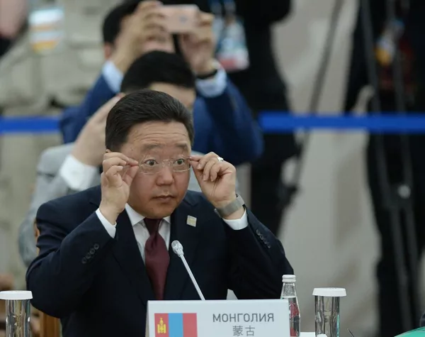 Mông Cổ - quốc gia quan sát viên SCO. Tổng thống Mông Cổ Tsakhiagiin Elbegdorj. Mông Cổ - quốc gia quan sát viên SCO. Tổng thống Mông Cổ Tsakhiagiin Elbegdorj. - Sputnik Việt Nam