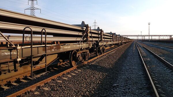 Đưa đường ray chiều dài 100 m từ Kazakhstan đến Nga - Sputnik Việt Nam