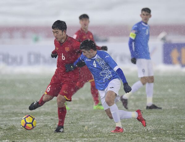 Trận chung kết Asian Cup U-23 giữa các đội tuyển quốc gia Việt Nam và Uzbekistan tại Thường Châu - Sputnik Việt Nam