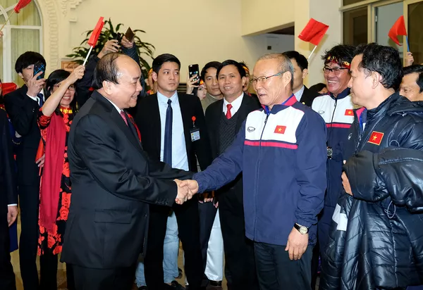Thủ tướng gặp mặt Đội tuyển U23 Việt Nam Thủ tướng gặp mặt Đội tuyển U23 Việt Nam - Sputnik Việt Nam