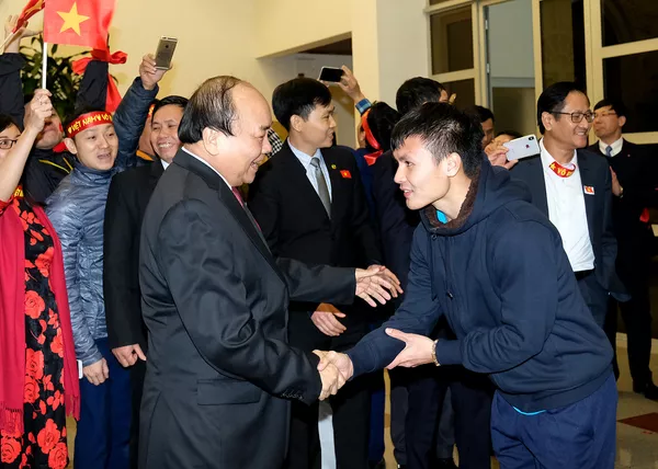 Thủ tướng gặp mặt Đội tuyển U23 Việt Nam Thủ tướng gặp mặt Đội tuyển U23 Việt Nam - Sputnik Việt Nam