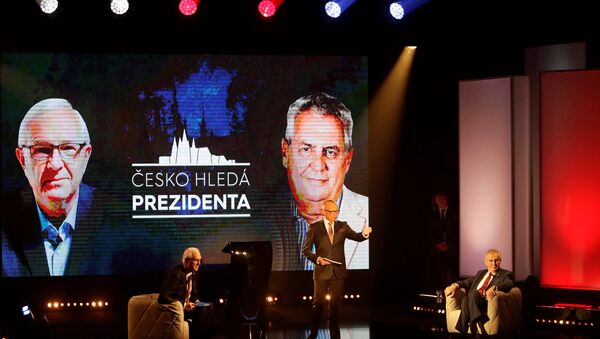 Jiri Drahos và Milos Zeman - Sputnik Việt Nam