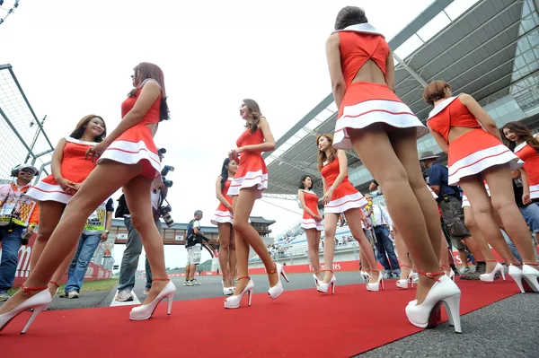 Grid girls trong Grand Prix Formula- 1 ở Yonam, Hàn Quốc Grid girls trong Grand Prix Formula- 1 ở Yonam, Hàn Quốc - Sputnik Việt Nam