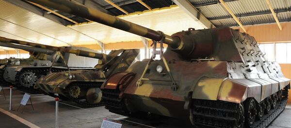 Истребитель танков Jagdtiger. Музей бронетехники в Кубинке Истребитель танков Jagdtiger. Музей бронетехники в Кубинке - Sputnik Việt Nam