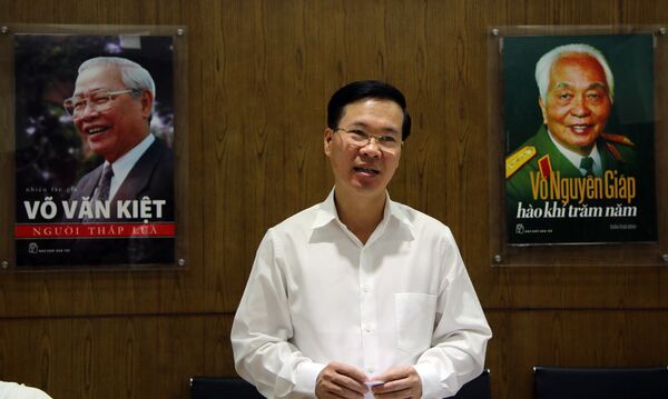 Ông Võ Văn Thưởng phát biểu tại buổi làm việc - Sputnik Việt Nam