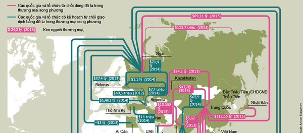 Từ chối đồng đô la Mỹ trong thương mại toàn cầu - Sputnik Việt Nam