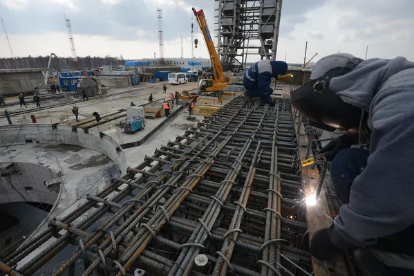 Địa điểm xây dựng tại sân bay vũ trụ Vostochny ở tỉnh Amurskaya Địa điểm xây dựng tại sân bay vũ trụ Vostochny ở tỉnh Amurskaya - Sputnik Việt Nam