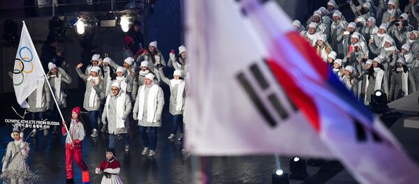 Vận động viên Nga tại Thế vận hội Olympic - 2018 tại Pyeongchang. - Sputnik Việt Nam