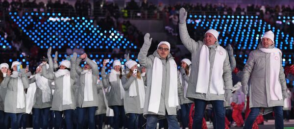Vận động viên Nga tại Thế vận hội Olympic - 2018 tại Pyeongchang. - Sputnik Việt Nam