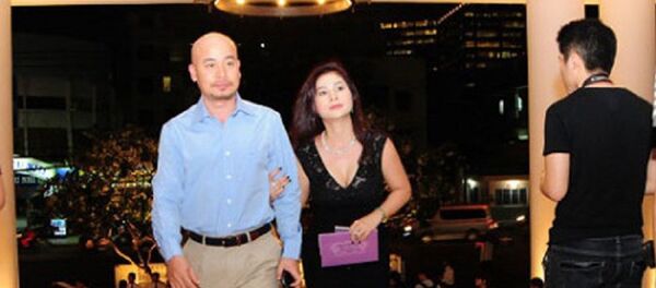 Ông Đặng Lê Nguyên Vũ và bà Lê Hoàng Diệp Thảo thủa còn mặn nồng. - Sputnik Việt Nam