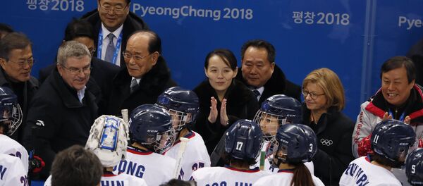 Kim Yo Jong tại Olympic 2018 Kim Yo Jong tại Olympic 2018 - Sputnik Việt Nam