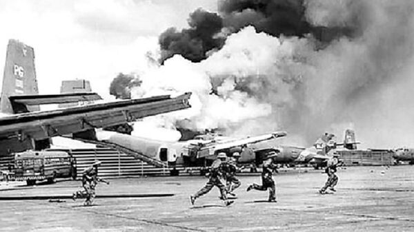Quân giải phóng tiến công sân bay Tân Sơn Nhất, Xuân Mậu Thân 1968. - Sputnik Việt Nam