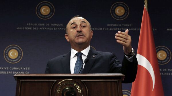 Ngoại trưởng Thổ Nhĩ Kỳ Mevlut Cavusoglu. - Sputnik Việt Nam