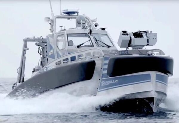 Tàu không người lái Seagull của Israel.  - Sputnik Việt Nam