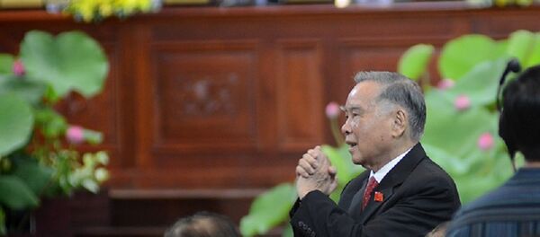 Nguyên Thủ tướng Phan Văn Khải chào Đại hội Nguyên Thủ tướng Phan Văn Khải chào Đại hội - Sputnik Việt Nam