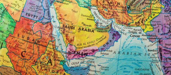 Bản đồ các nước Trung Đông và vùng Vịnh - Sputnik Việt Nam