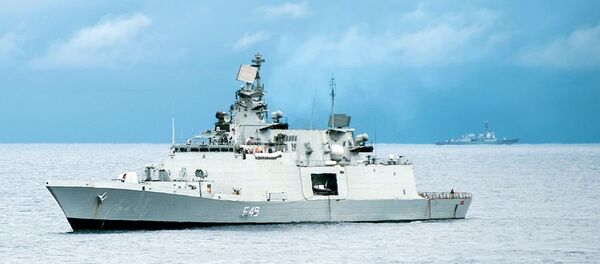 Hải quân Ấn Độ, Tàu Hải quân Shivalik- loại tàu khu trục tàng hình đa chức năng INS Sahyadri (F49) (File) - Sputnik Việt Nam