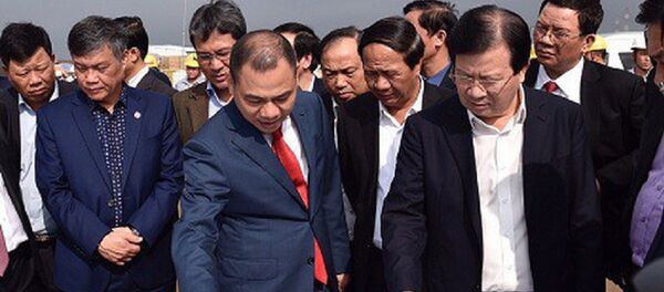 Thăm công trường xây dựng Tổ hợp sản xuất ô tô Vinfast của tỷ phú Vượng - Sputnik Việt Nam