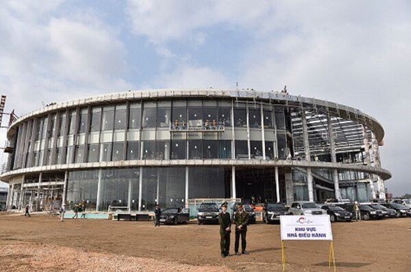 Công trường xây dựng Tổ hợp sản xuất ô tô Vinfast Công trường xây dựng Tổ hợp sản xuất ô tô Vinfast - Sputnik Việt Nam