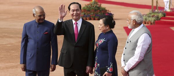 Визит президента Вьетнама Чан Дай Куанга в Индию - Sputnik Việt Nam
