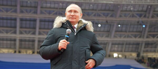 Mit-tinh ở Matxcơva ủng hộ ông Vladimir Putin - Sputnik Việt Nam