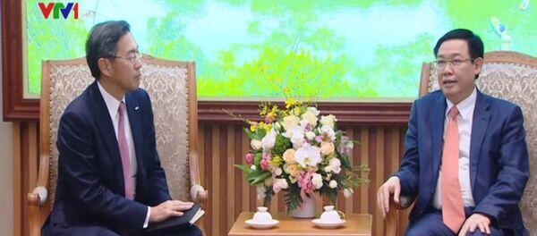 Chủ tịch khu vực châu Á ngân hàng Sumitomo Mitsui Nhật Bản và Tổng Giám đốc của Công ty bảo hiểm Prudetial Chủ tịch khu vực châu Á ngân hàng Sumitomo Mitsui Nhật Bản và Tổng Giám đốc của Công ty bảo hiểm Prudetial - Sputnik Việt Nam