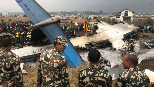 Rơi máy bay chở khách ở Nepal - Sputnik Việt Nam