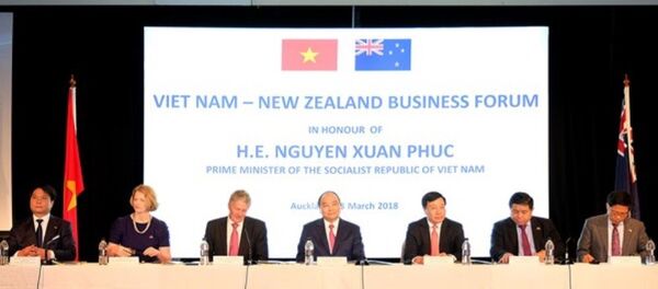 Thủ tướng Nguyễn Xuân Phúc tại Diễn đàn. - Sputnik Việt Nam