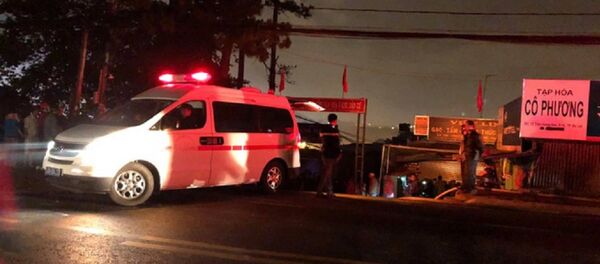 Các nạn nhân được đưa về nhà xác Bệnh viện Đa khoa tỉnh Lâm Đồng - Sputnik Việt Nam