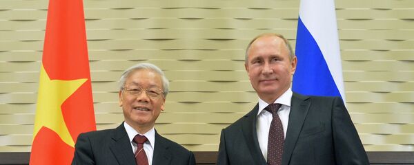 Vladimir Putin và Nguyễn Phú Trọng - Sputnik Việt Nam