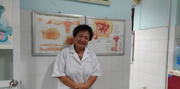 Bác sĩ sản phụ khoa Lê Thị Kim Dung (Bệnh viện Đa khoa Nông nghiệp). Bác sĩ sản phụ khoa Lê Thị Kim Dung (Bệnh viện Đa khoa Nông nghiệp). - Sputnik Việt Nam