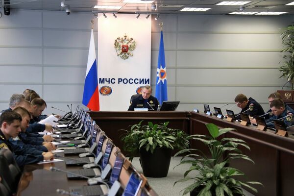 Cuộc họp khẩn cấp trong Bộ tình trạng khẩn cấp Nga - Sputnik Việt Nam