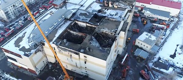 Trung tâm mua sắm Zimnyaya vishnya tại Kemerovo sau vụ cháy - Sputnik Việt Nam