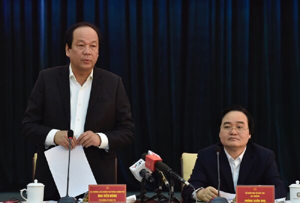 Bộ trưởng, Chủ nhiệm VPCP Mai Tiến Dũng - Tổ trưởng Tổ công tác của Thủ tướng - Sputnik Việt Nam