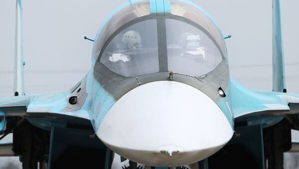 Mỏ vịt - chi tiết đặc trưng bên ngoài của Su-34. - Sputnik Việt Nam