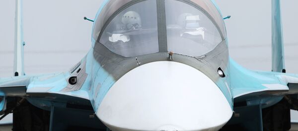 Mỏ vịt - chi tiết đặc trưng bên ngoài của Su-34. Mỏ vịt - chi tiết đặc trưng bên ngoài của Su-34. - Sputnik Việt Nam