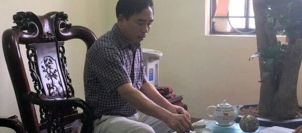 Ông Phạm Văn Thụy - Chủ tịch UBND xã Trung Nghĩa (Hưng Yên). - Sputnik Việt Nam