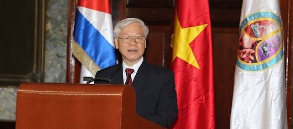 Tổng Bí thư Nguyễn Phú Trọng phát biểu - Sputnik Việt Nam