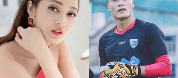 Bùi Tiến Dũng và nữ ca sĩ Bảo Anh - Sputnik Việt Nam