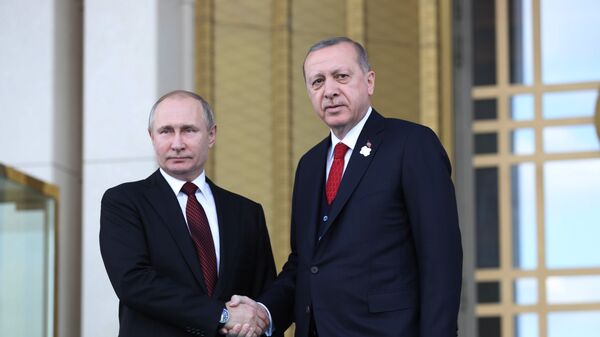 Vladimir Putin và Recep Tayyip Erdogan - Sputnik Việt Nam