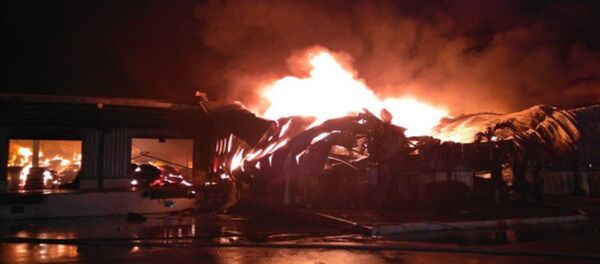 Hiện trường vụ cháy lớn Hiện trường vụ cháy lớn - Sputnik Việt Nam