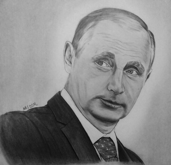 Bức chân dung ông Vladimir Putin - Sputnik Việt Nam