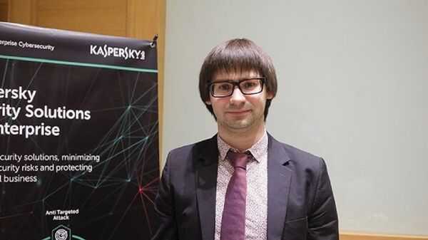 Ông Yury Namestnikov, người đứng đầu bộ phận Nghiên cứu và Phân tích toàn cầu (Head Global Research & Analysis) của hãng bảo mật Kaspersky. - Sputnik Việt Nam