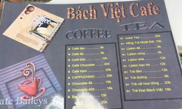 Bảng giá thức uống ở một quán cà phê Bảng giá thức uống ở một quán cà phê - Sputnik Việt Nam