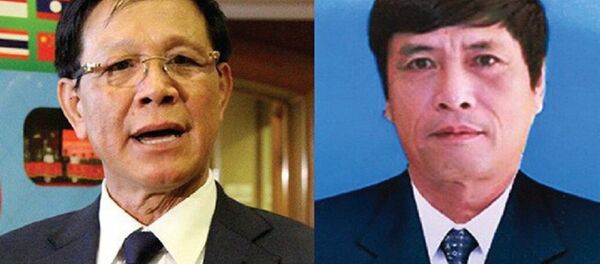 Ông Phan Văn Vĩnh (trái) và Nguyễn Thanh Hóa. - Sputnik Việt Nam