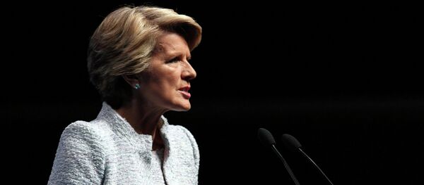 Bộ trưởng Ngoại giao Australia Julie Bishop Bộ trưởng Ngoại giao Australia Julie Bishop - Sputnik Việt Nam