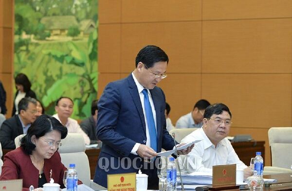 Tổng Thanh tra Chính phủ Lê Minh Khái trình bày báo cáo giải trình, tiếp thu, chỉnh lý dự thảo Luật Phòng, chống tham nhũng Tổng Thanh tra Chính phủ Lê Minh Khái trình bày báo cáo giải trình, tiếp thu, chỉnh lý dự thảo Luật Phòng, chống tham nhũng - Sputnik Việt Nam