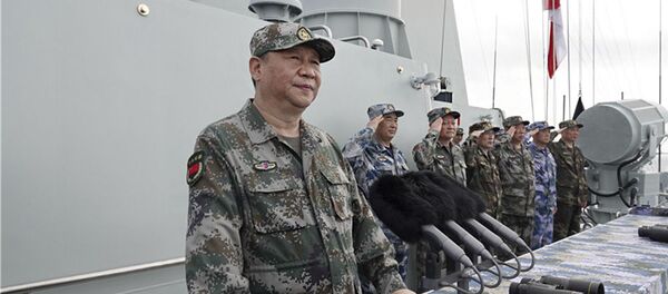 Tập Cận Bình thị sát diễu binh hải quân ở Biển Đông - Sputnik Việt Nam